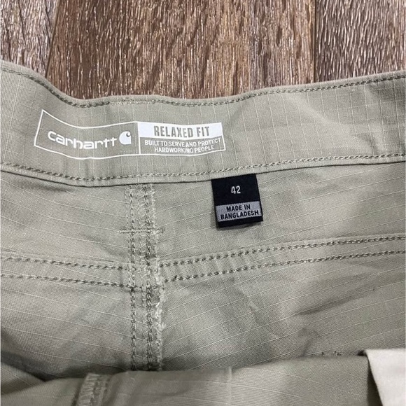 Carhartt Tan Cargo Shorts Durable Outdoor Essential - Picture 7 of 7